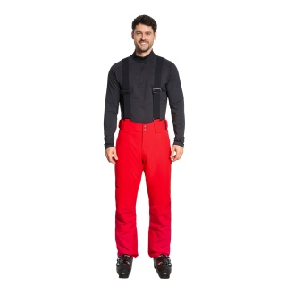 Ziener Winter Ski Trousers Tazlin-Z (waterproof, windproof, snow gaiters) long 2025 red men's